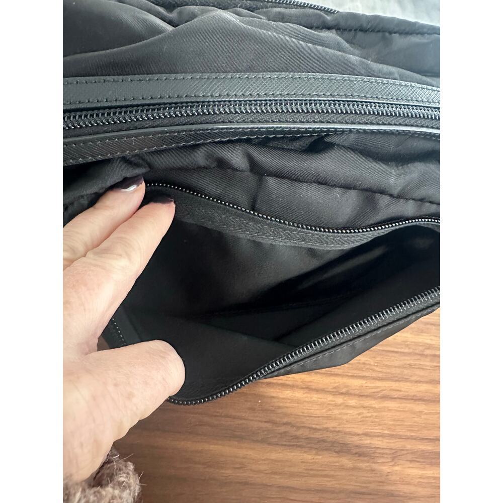 Prada Re-Nylon and Saffiano Leather Travel Pouch - Picture 7 of 12